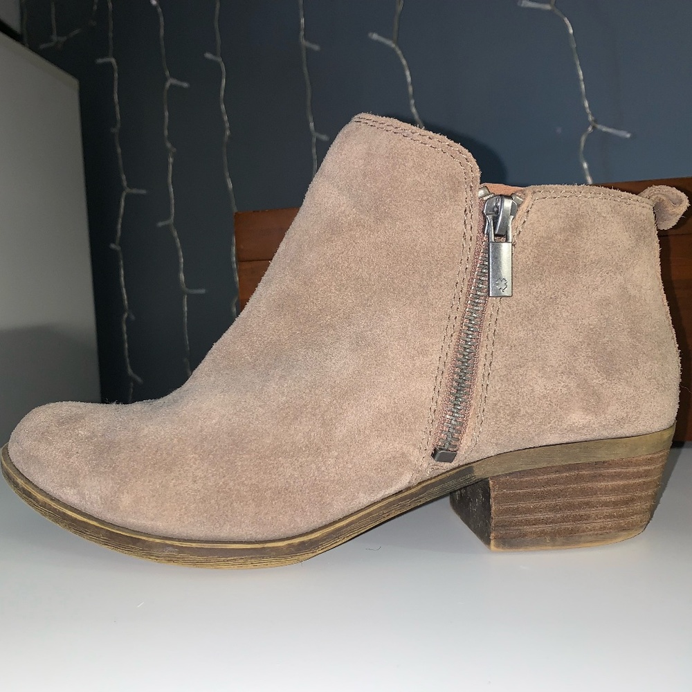 Lucky Brand Suede Booties